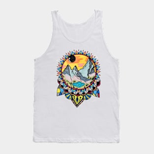 Mandala Mountain Tank Top